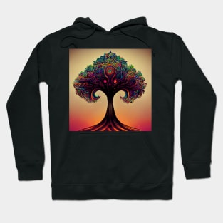 Colourful Tree of Life Hoodie